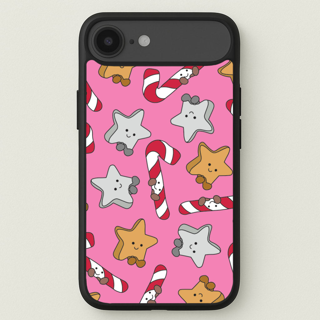 Pink Christmas Plushies Pattern iPhone 17 Air Case