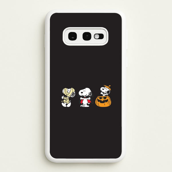 Cartoon Beagle Halloween Costumes Galaxy S10e Case
