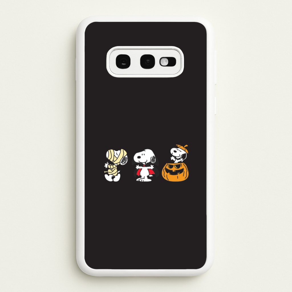 Cartoon Beagle Halloween Costumes Galaxy S10e Case