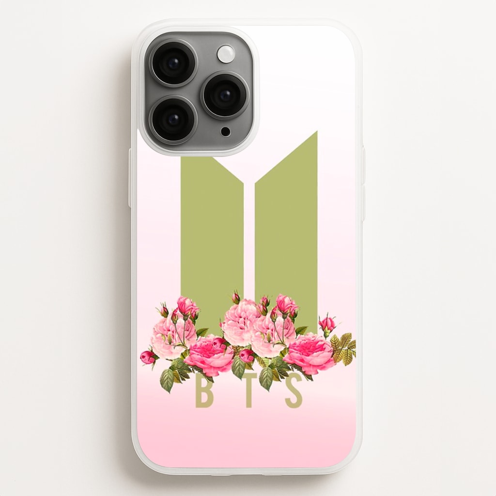 Pink Ombre K-Pop Band Logo Phone Case for iPhone, Samsung Galaxy and Google Pixel
