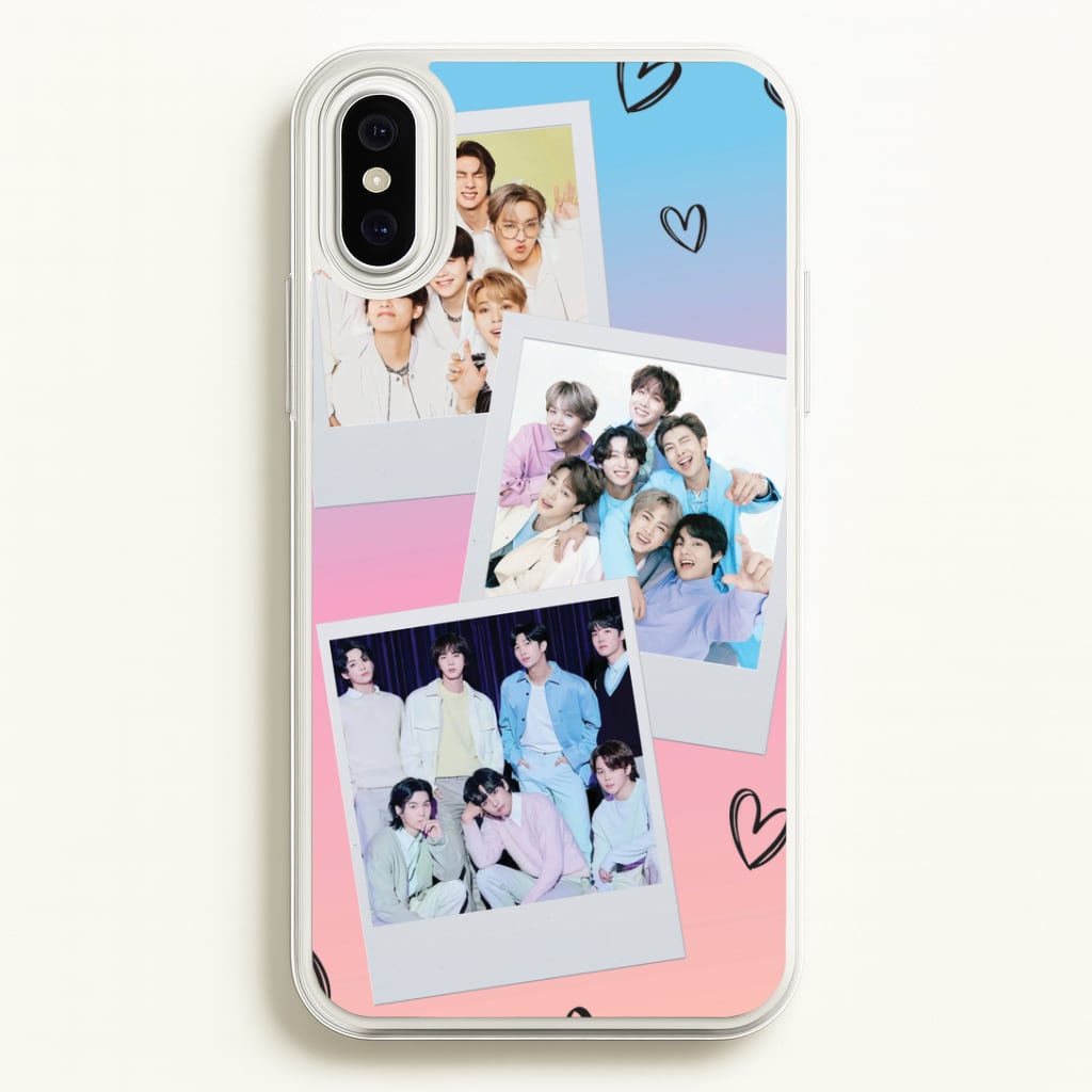 K-Pop Band Polaroid Collage iPhone XS Max Case
