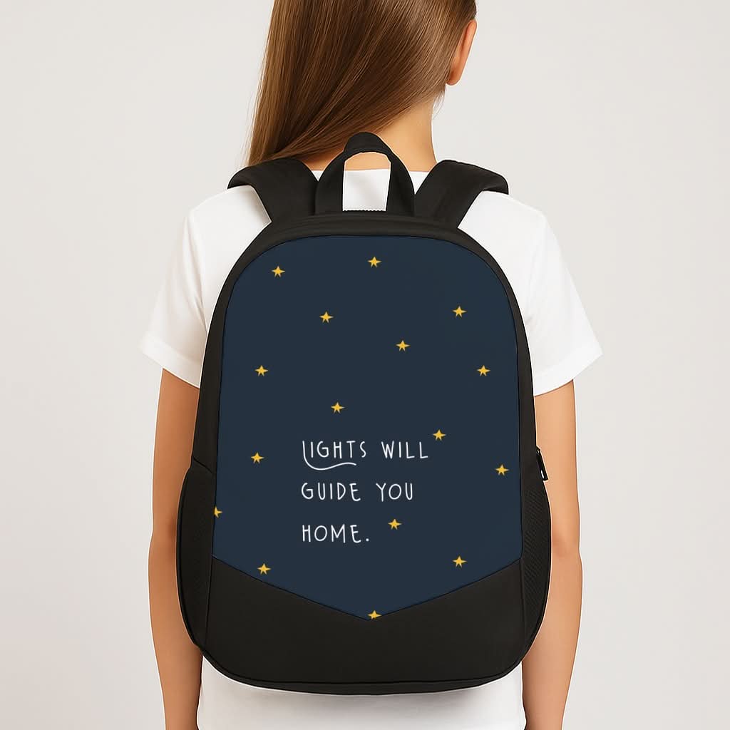 Lights Will Guide You Home School Bag