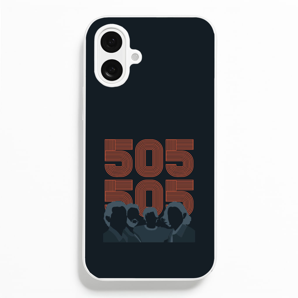 505 Band Members Dark iPhone 16 Plus Case
