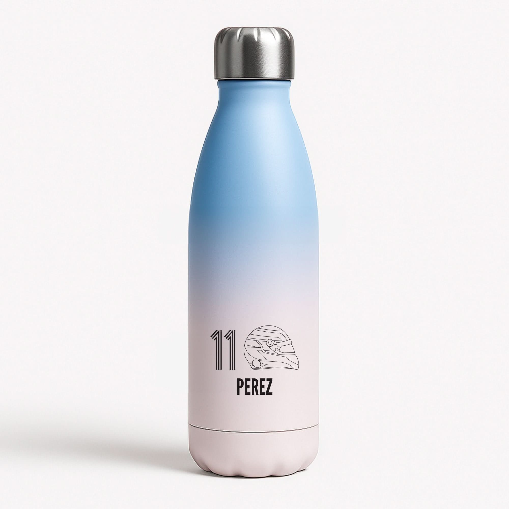 Perez Helmet 2026 Blue Water Bottle