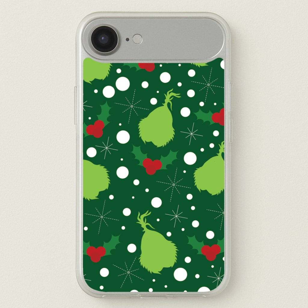 Green Creature Christmas Pattern iPhone 17 Air Case