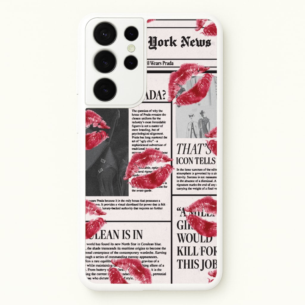 Headline Kisses Galaxy S21 Ultra Case