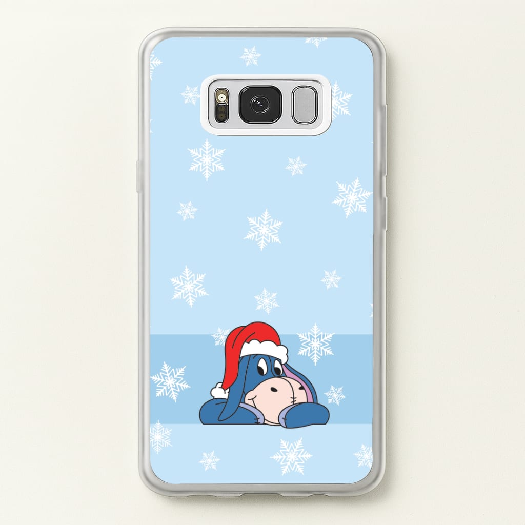 Cartoon Donkey Snowflakes Galaxy S8 Case