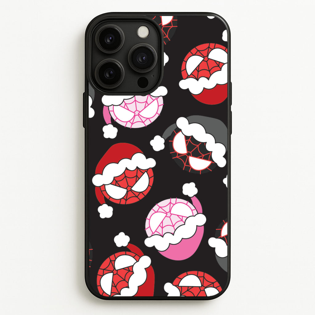 Spider Heroes Christmas Pattern iPhone 13 Pro Max Case
