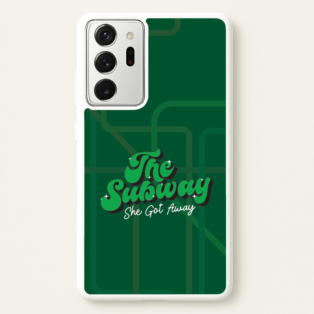 Subway Green Galaxy Note 20 Ultra Case