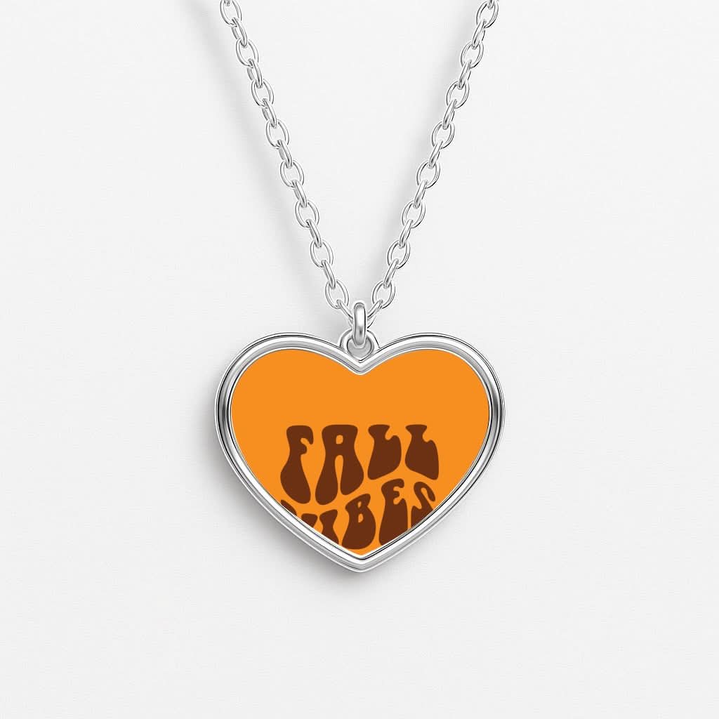Fall Vibes Heart Necklace