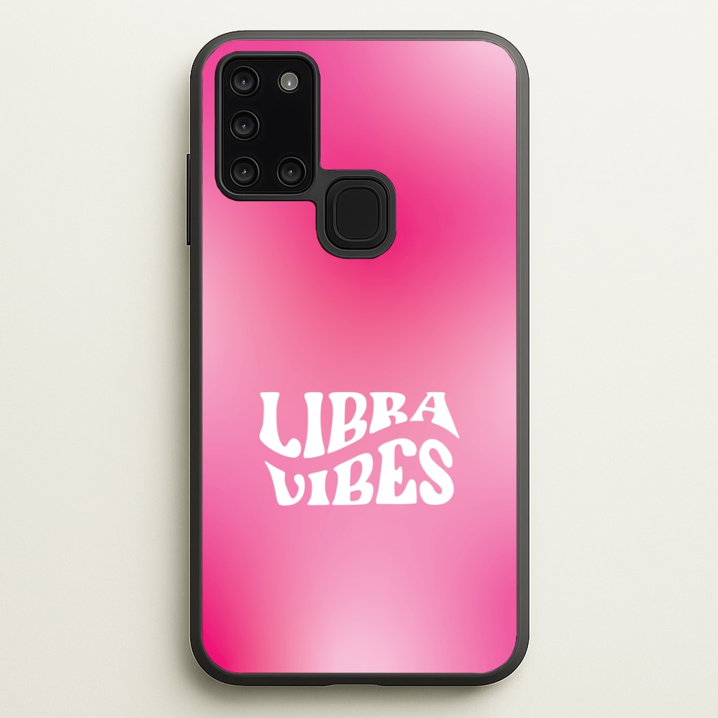 Libra Vibes Gradient Zodiac Galaxy A21s Case