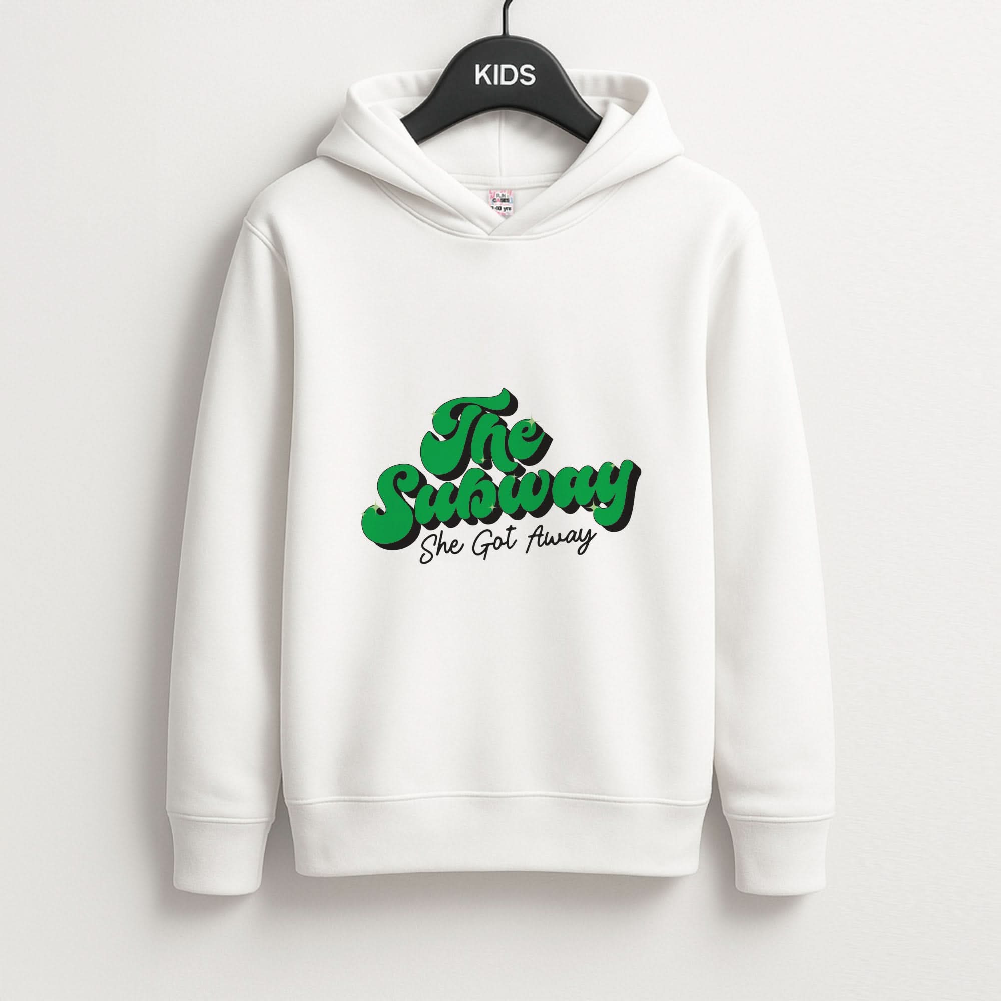 Subway Green Kids Hoodie