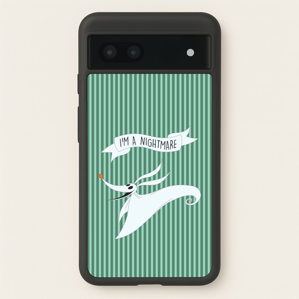Stripey I'm A Nightmare Google Pixel 7a Case