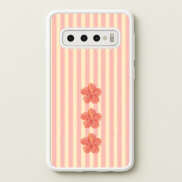 Hibiscus Rays Galaxy S10 Plus Case