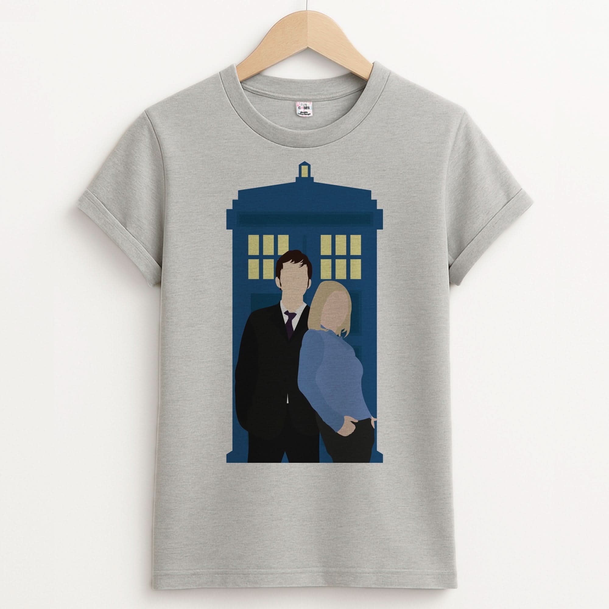 Rose And The Doc Unisex Grey T-Shirt