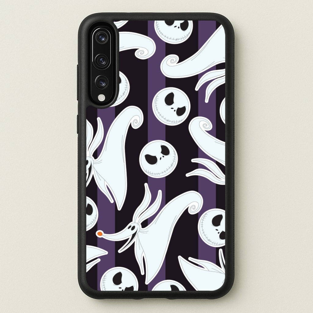 Skeleton Dog And Face Pattern Huawei P20 Pro Case