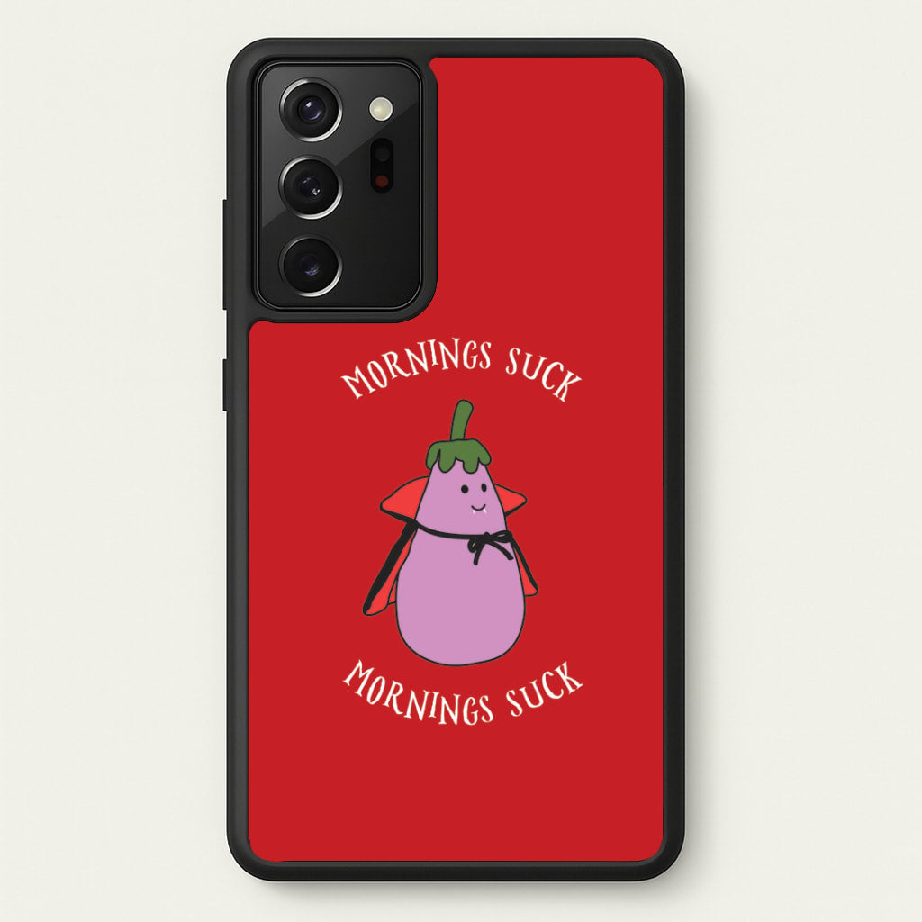 Mornings Suck Plush - Halloween Galaxy Note 20 Ultra Case