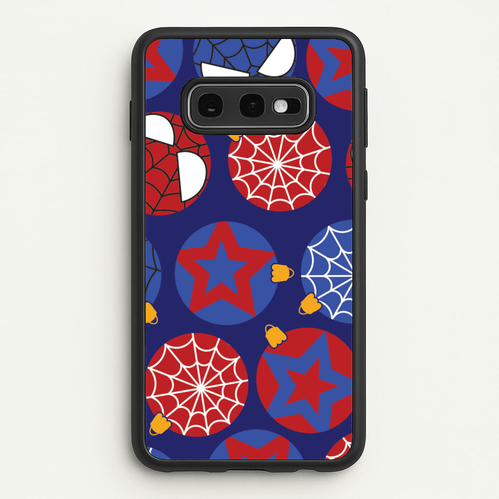Spider Hero Baubles Pattern Galaxy S10e Case