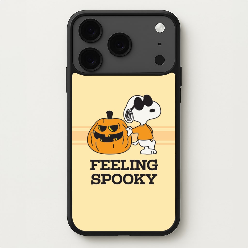 Feeling Spooky Cartoon Beagle iPhone 17 Pro Max Case