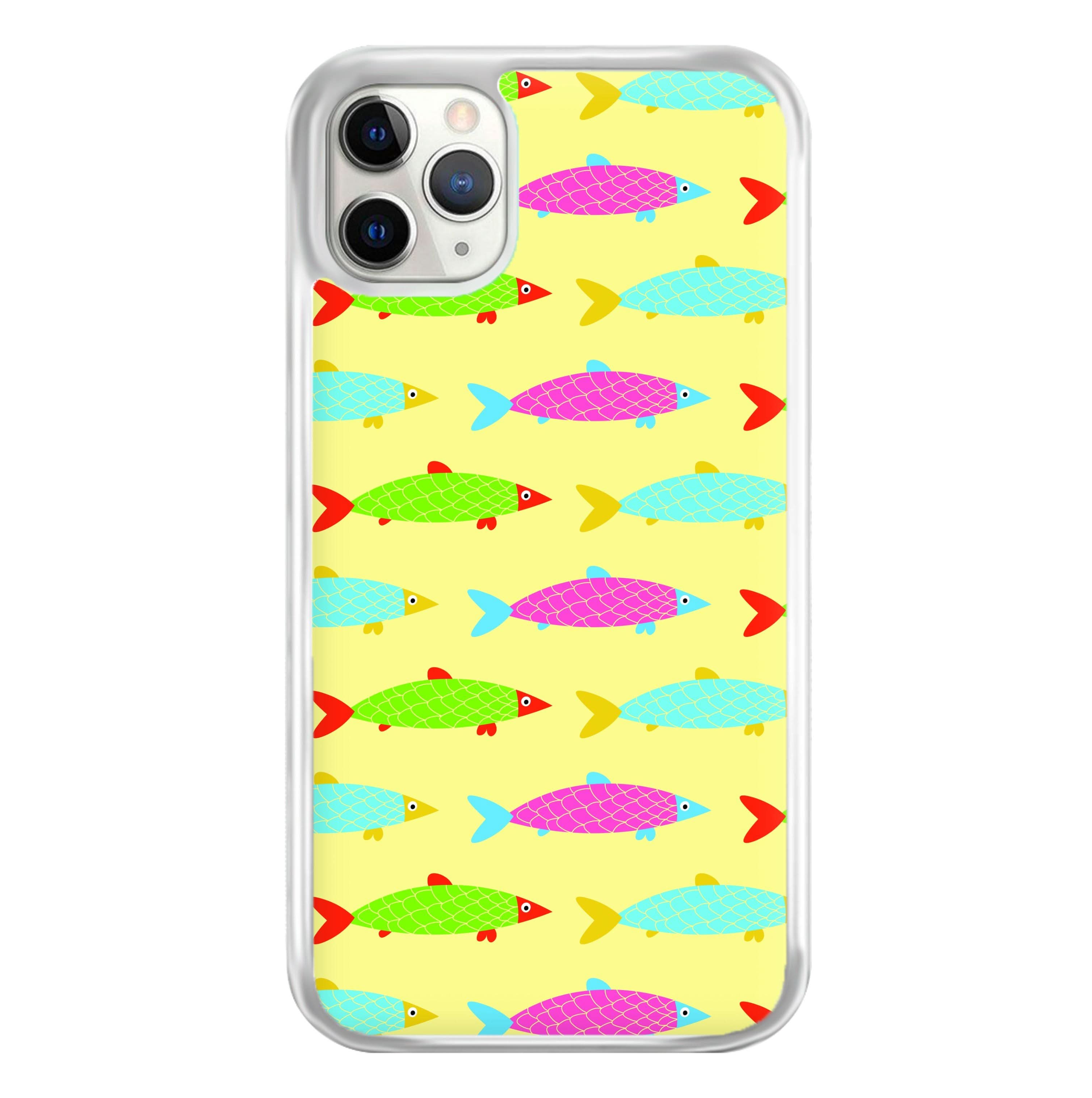 Colourful Cartoon Fish Pattern Phone Case