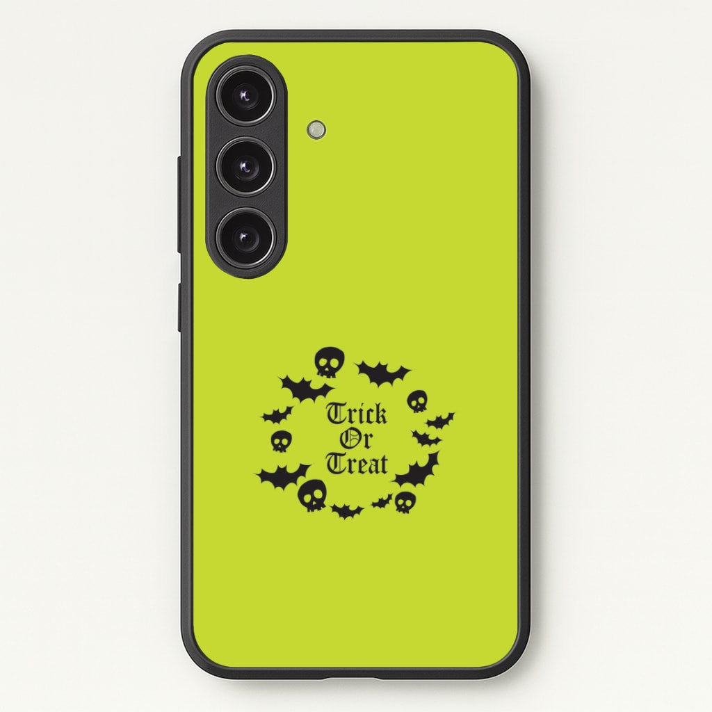 Trick Or Treat Wreath Galaxy S25 Plus Case