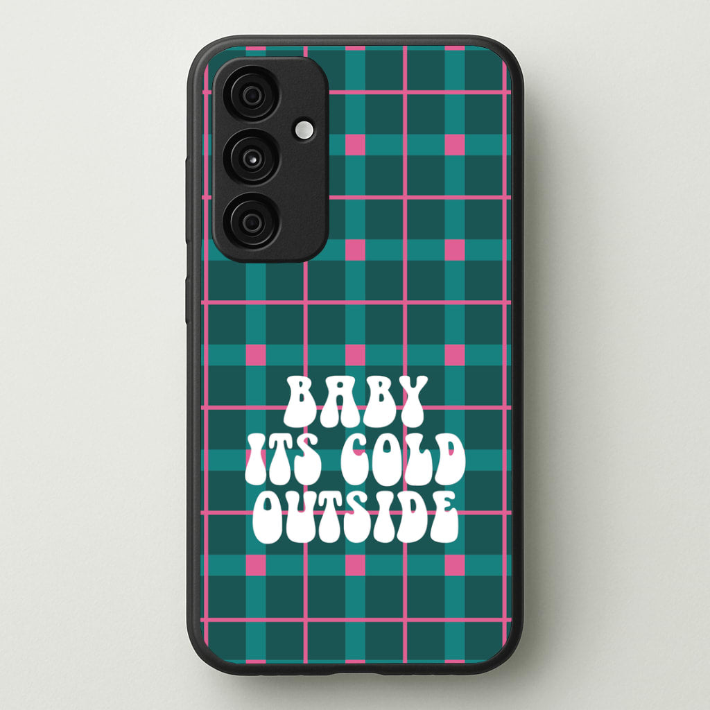 Baby It's Cold Outside Tartan Galaxy A15 Case