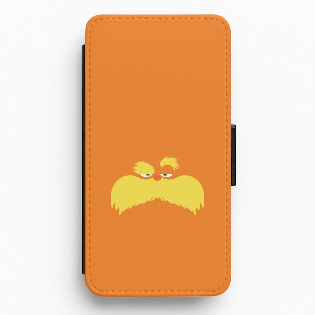 Orange Tree Creature Face Flip / Wallet Phone Case
