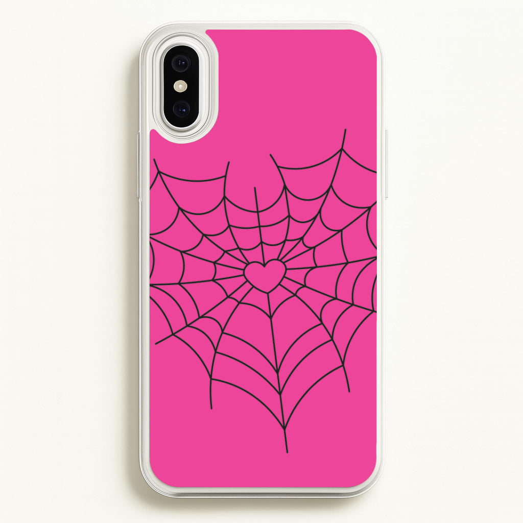 Spiderweb Hearts II iPhone XS Max Case