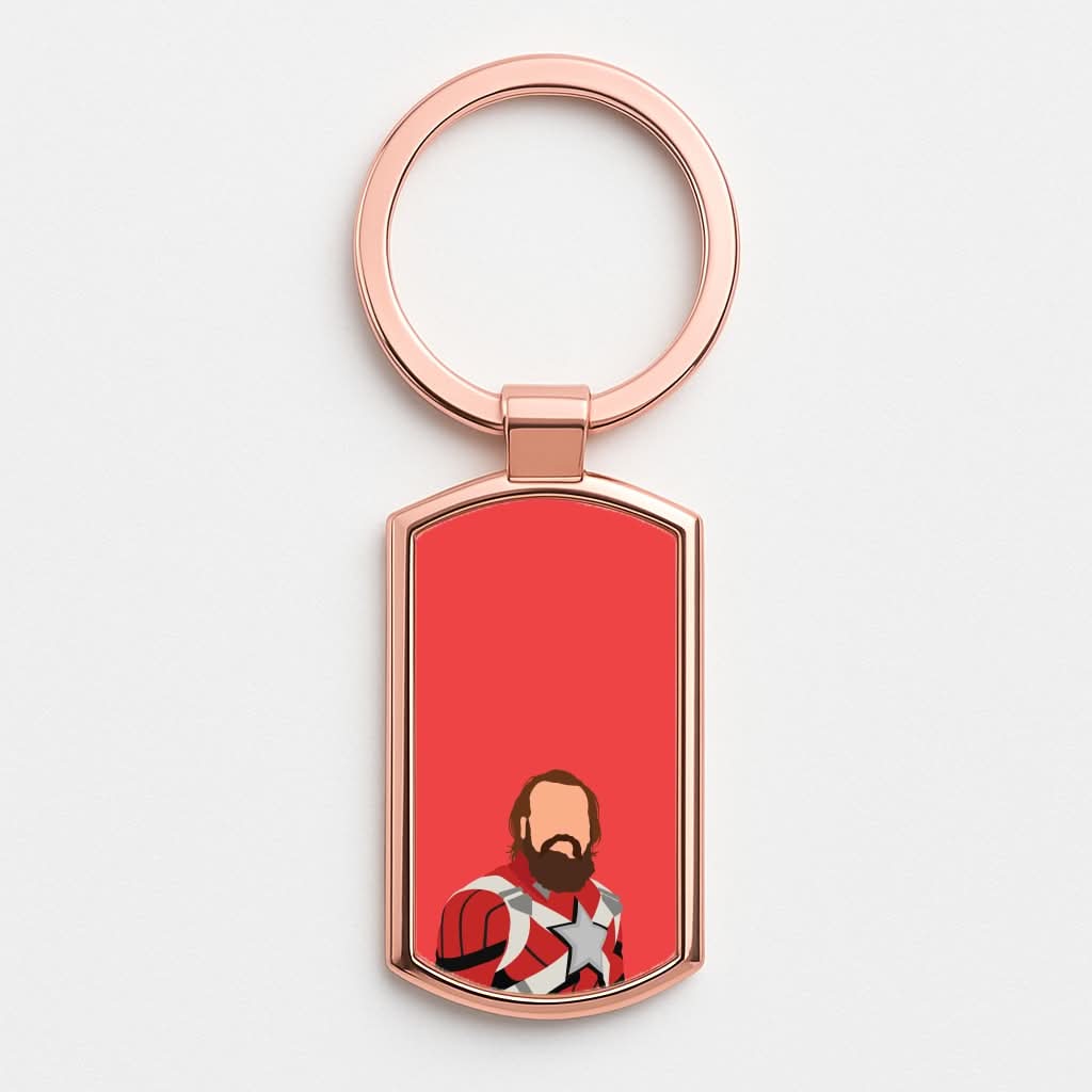 The Guardian Rose Gold Keyring