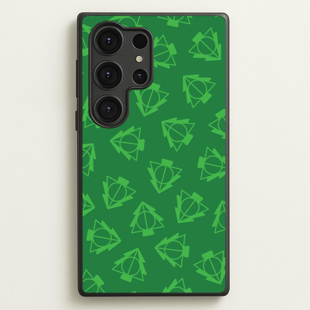 Christmas Tree Wizard Icon Pattern Galaxy S25 Ultra Case