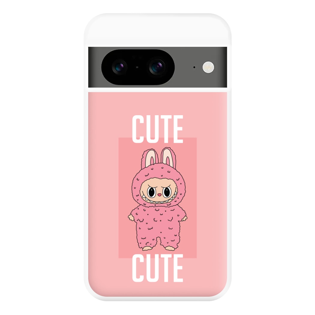 Cute Pink Monster Google Pixel 8a Case