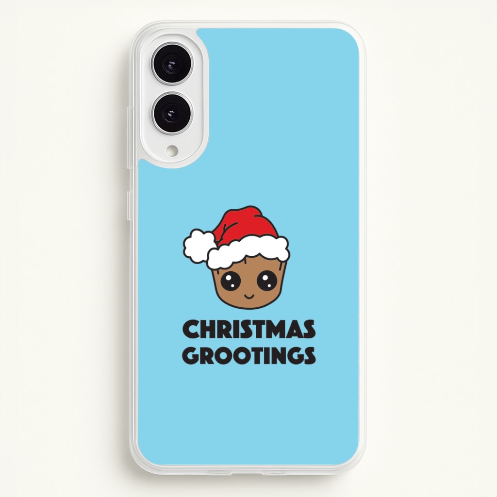Christmas Grootings Galaxy S25 Edge Case