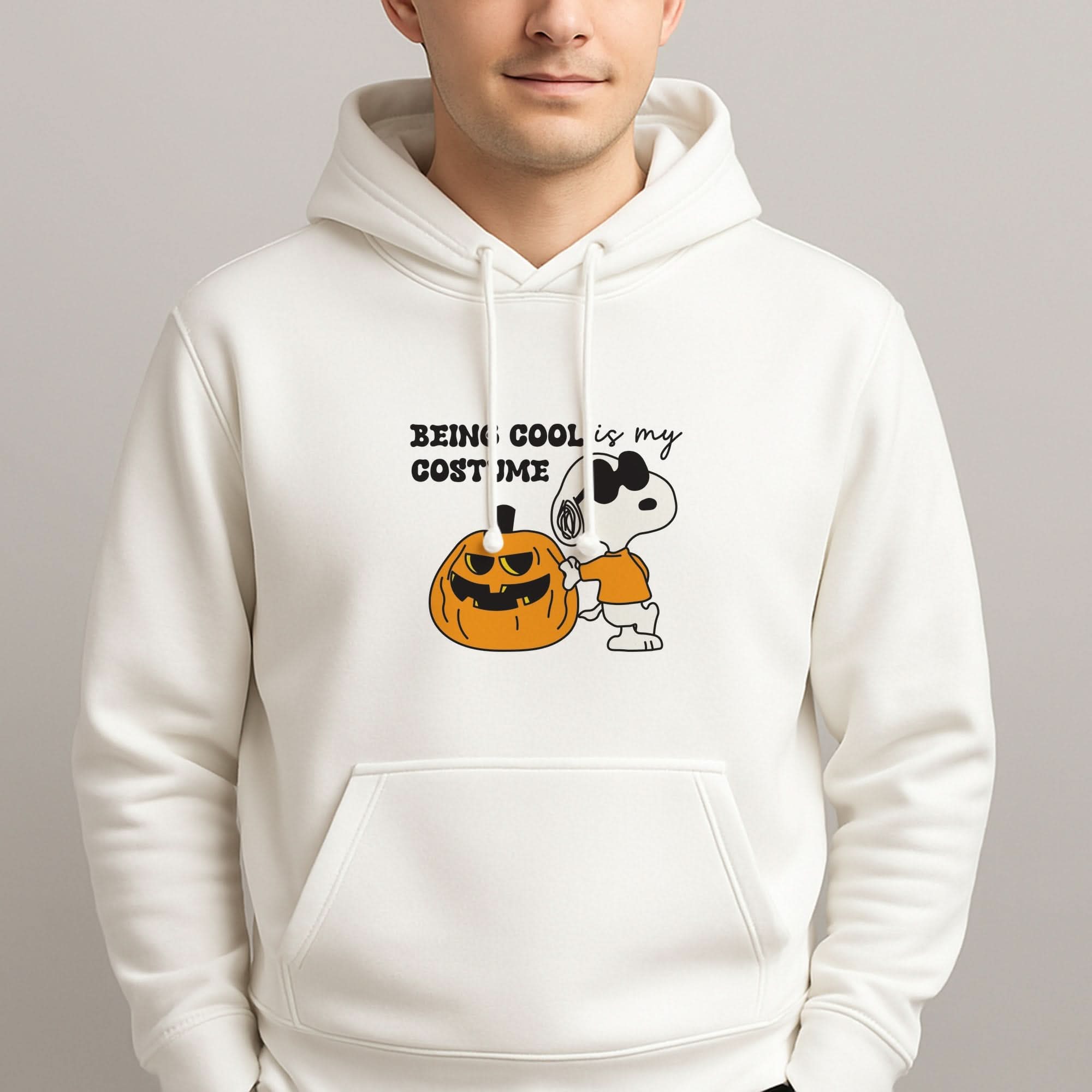 Being Cool Is My Costume Mens Hoodie