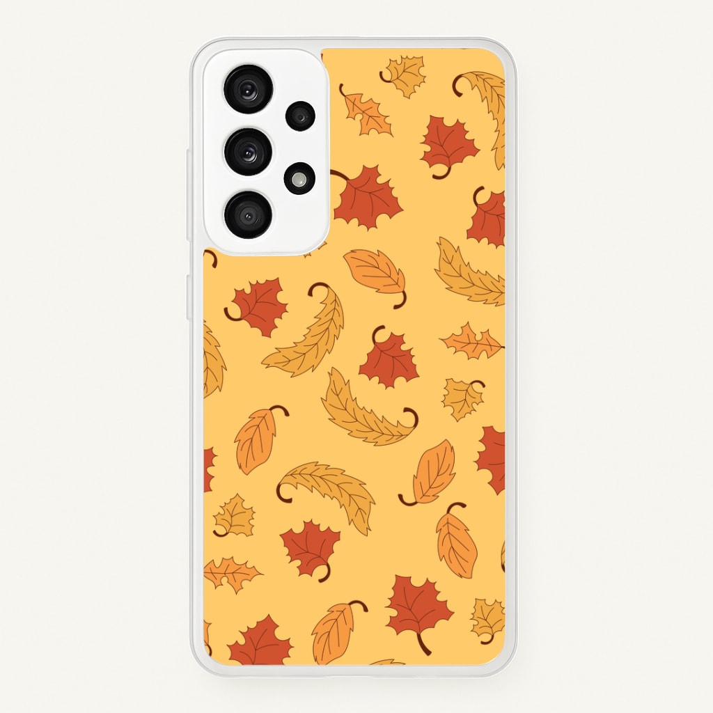 Leaves Assortment Pattern Galaxy A53 Case