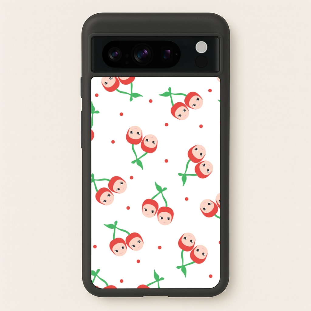 Cherry Angels Pattern Google Pixel 8 Pro Case