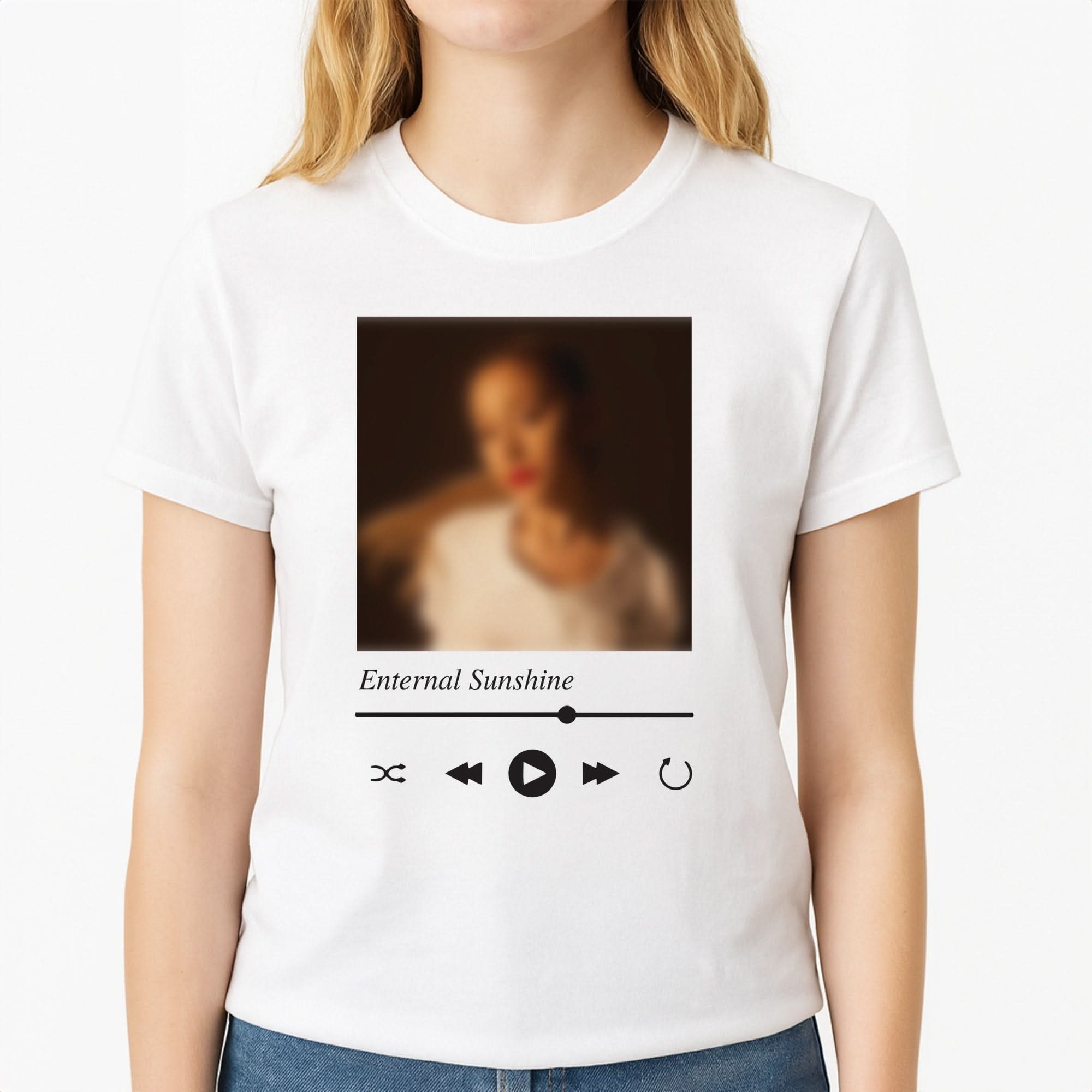 Sunshine Music Player Womens T-Shirt