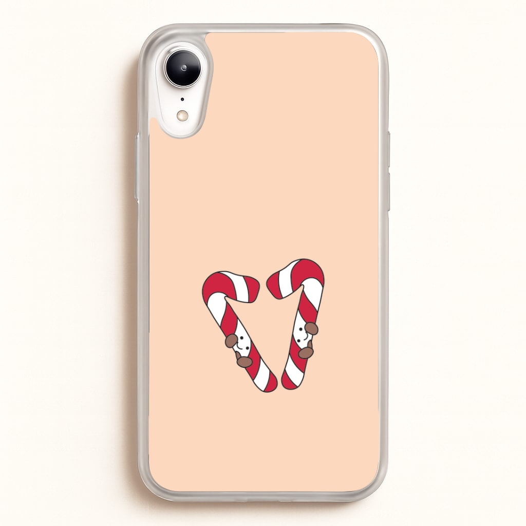 Christmas Candycane Plushies iPhone XR Case