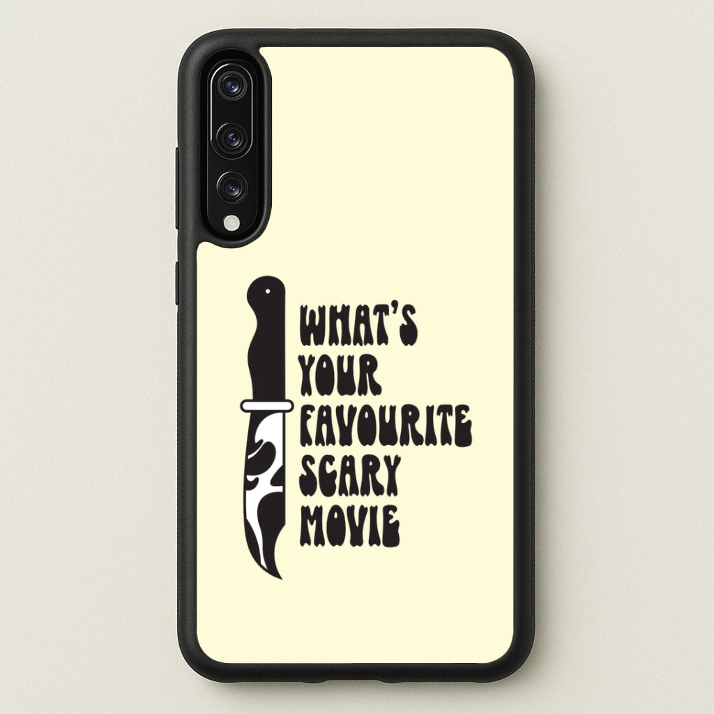 What's Your Favourite Scary Movie Trippy Huawei P20 Pro Case