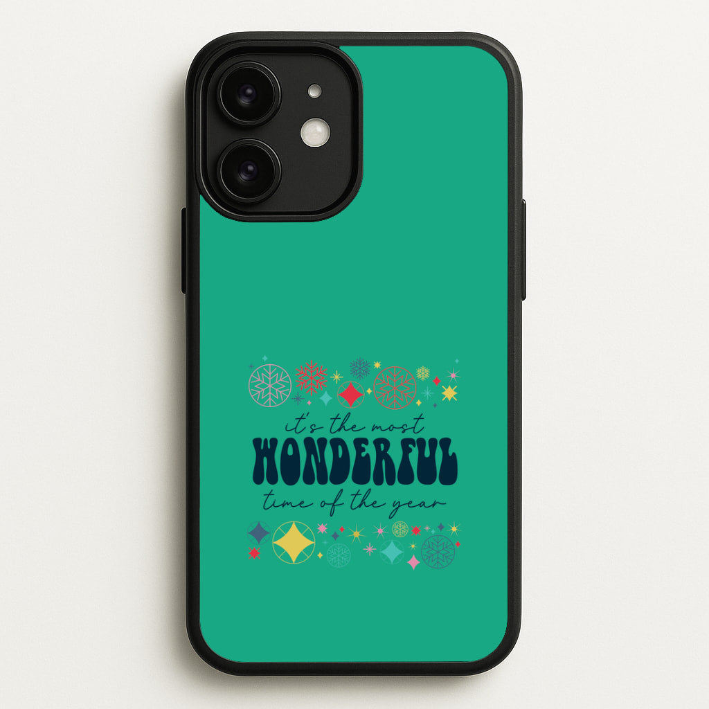 The Most Wonderful Time Of The Year Geometric iPhone 11 Case