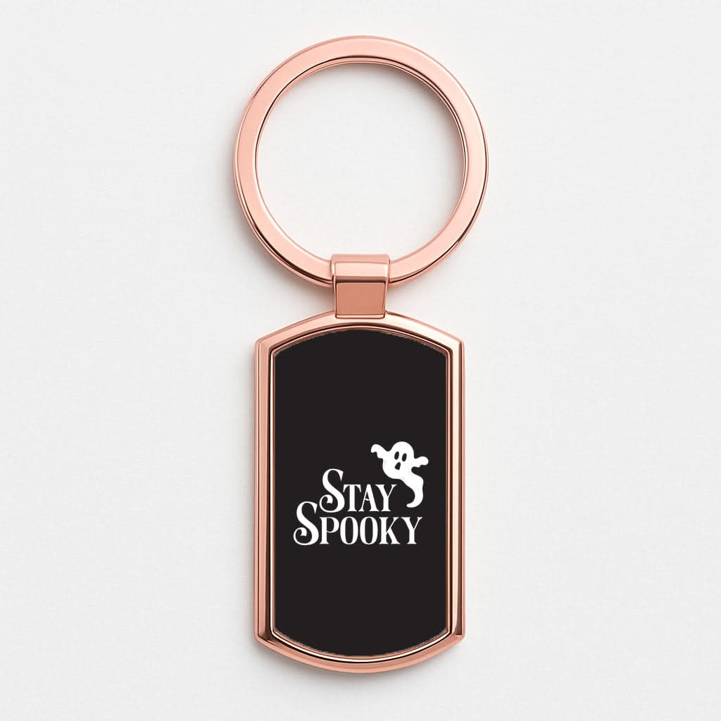 Stay Spooky Rose Gold Keyring