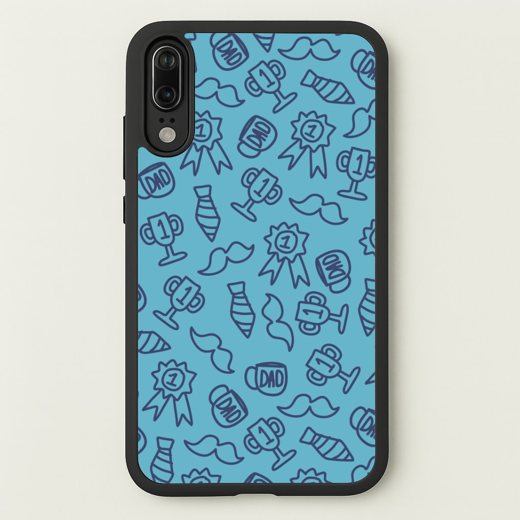 Dad Doodles Pattern Huawei P20 Case
