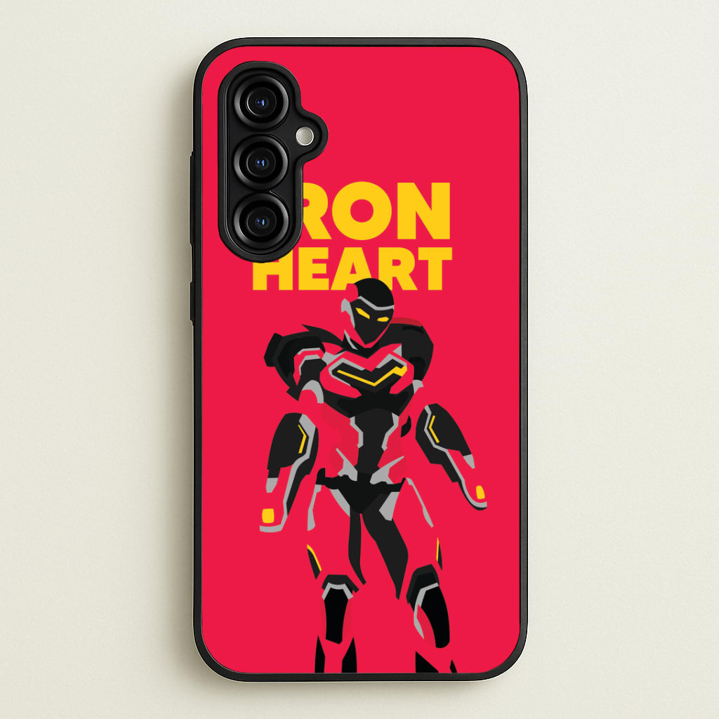 Metal Heart Hero Standing Galaxy A54 Case