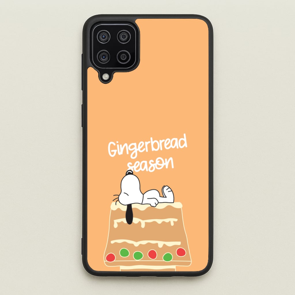 Cartoon Beagle Gingerbread House Galaxy A12 Case