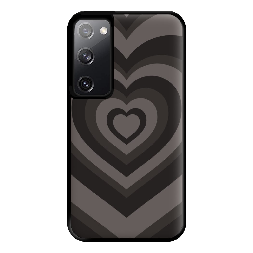 Abstract Black Heart Galaxy S20 Case
