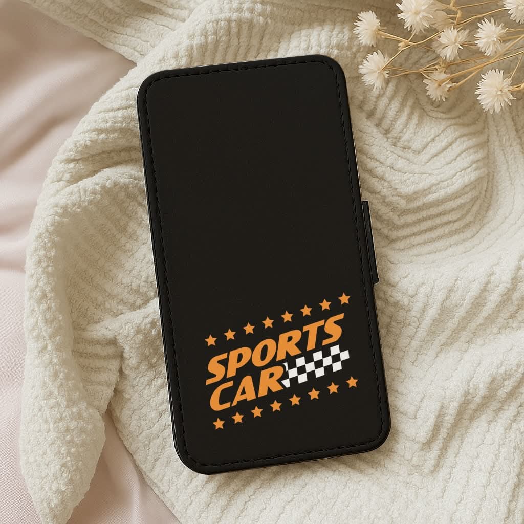 Sports Car Leather Phone Case