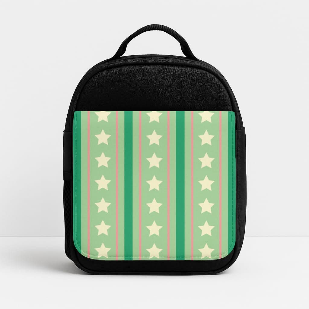 Stars And Stripes Christmas Pattern Lunchbox