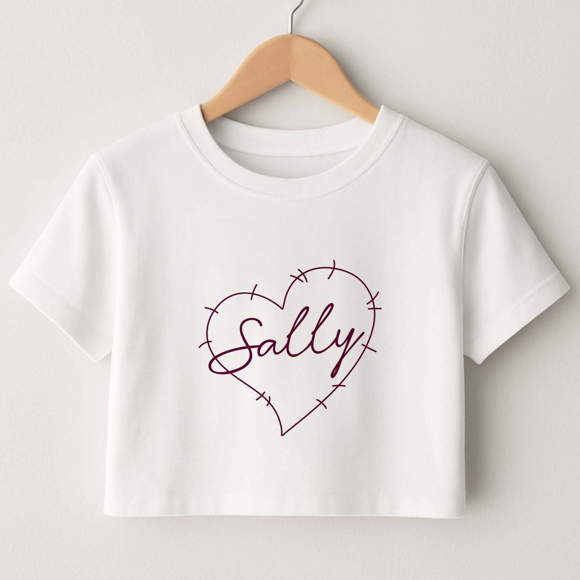Stitched Heart Sally Crop top