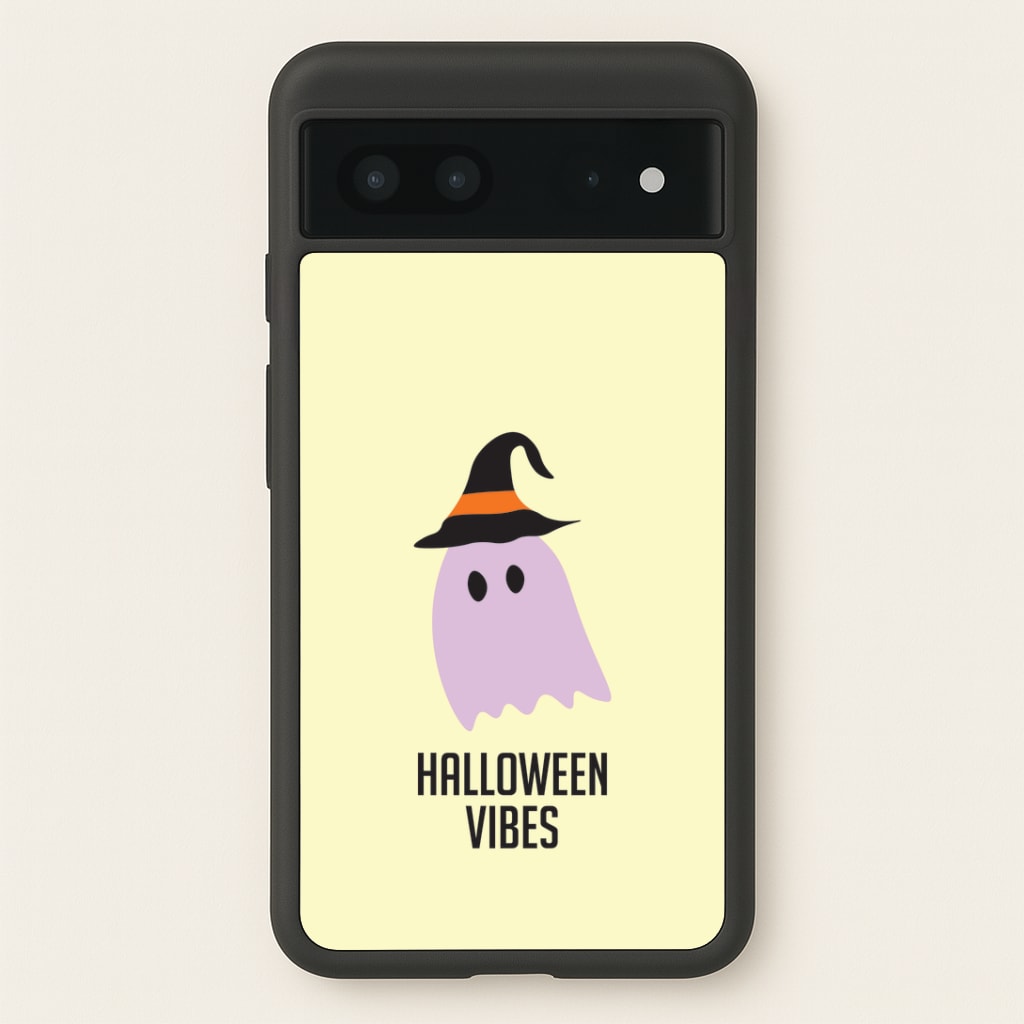 Purple Ghost Halloween Vibes Google Pixel 7 Case