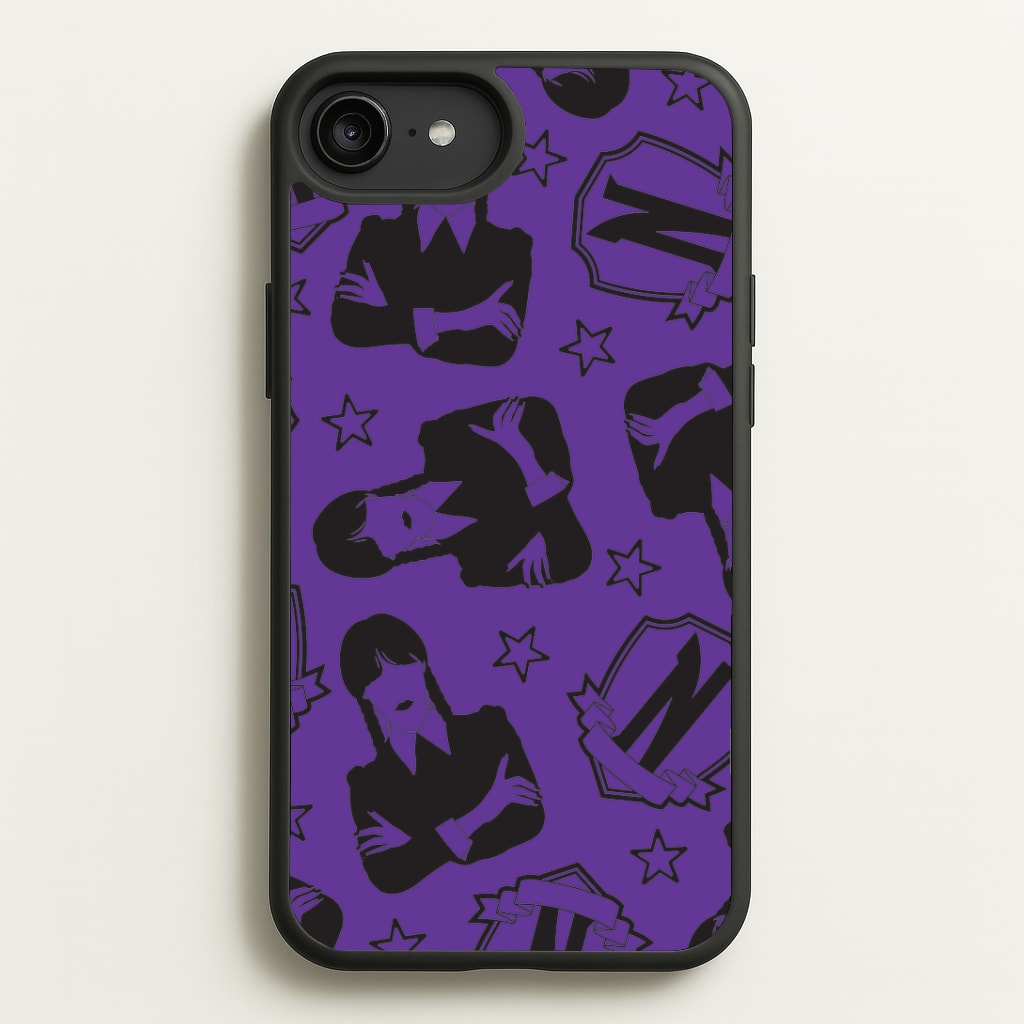 Wednesday Pattern iPhone 6 Plus / 7 Plus / 8 Plus Case