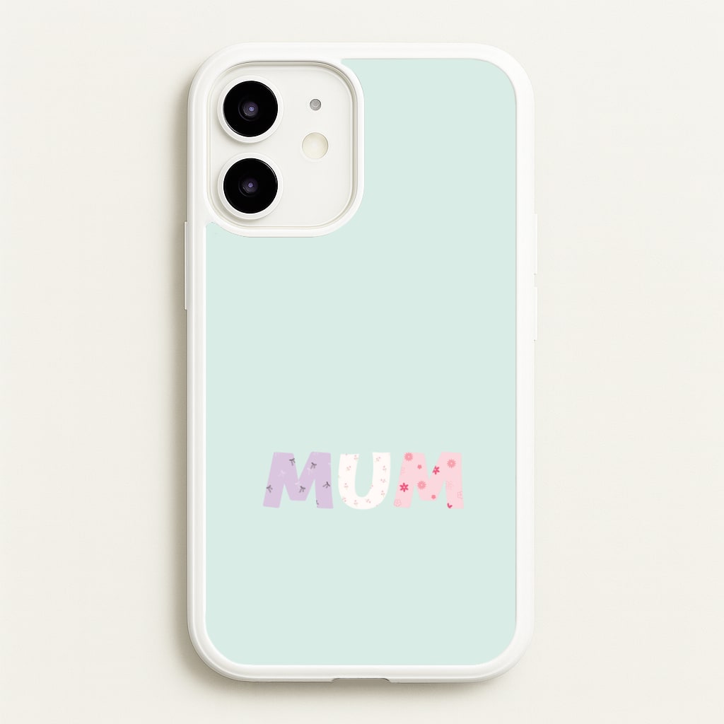 Mum Patchwork iPhone 12 / 12 Pro Case